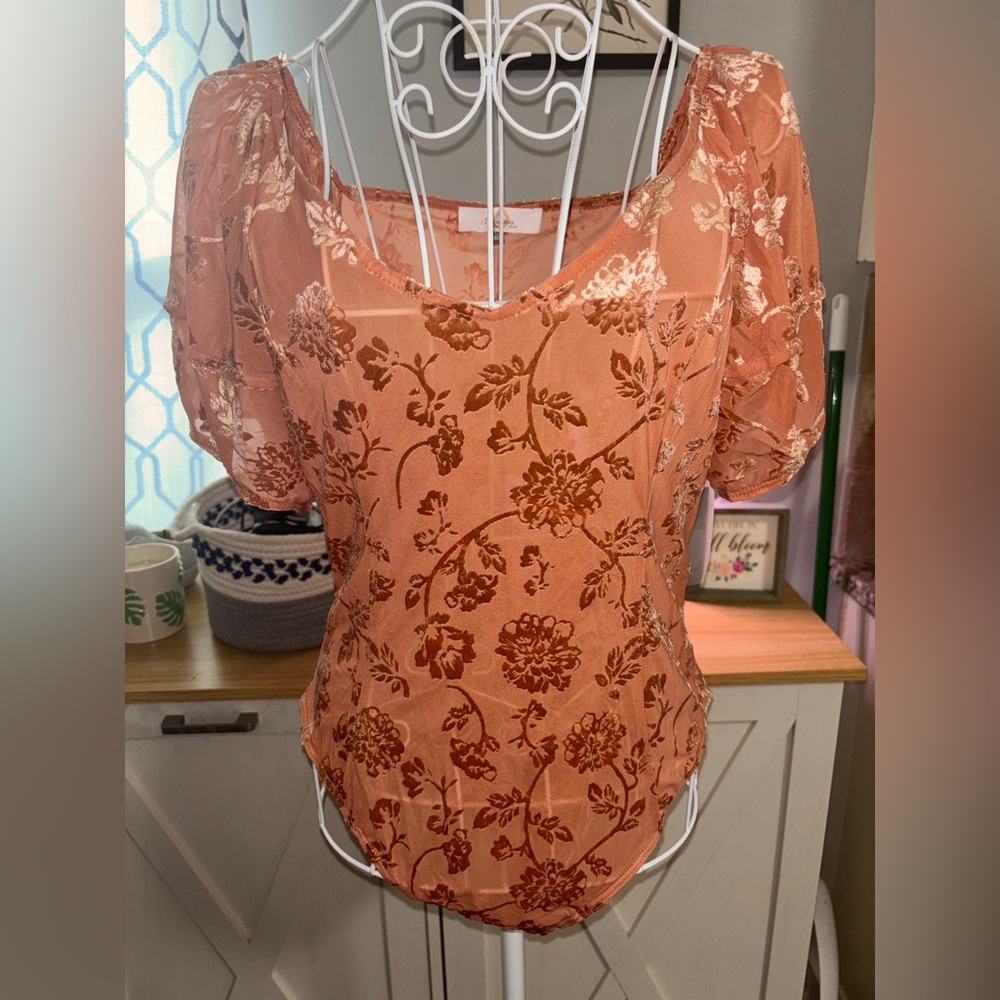 Melograno Rico Bodysuit, Size Large